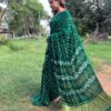 EK DANI BANDHANI WITH PURE LAGADI PATTA - Green