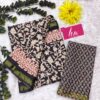 BAGRU BLOCK PRINT MODAL MULCOTTON SAREE - Black
