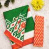 TIRANGA BLOCK PRINTED COTTON SAREES - Tiranga